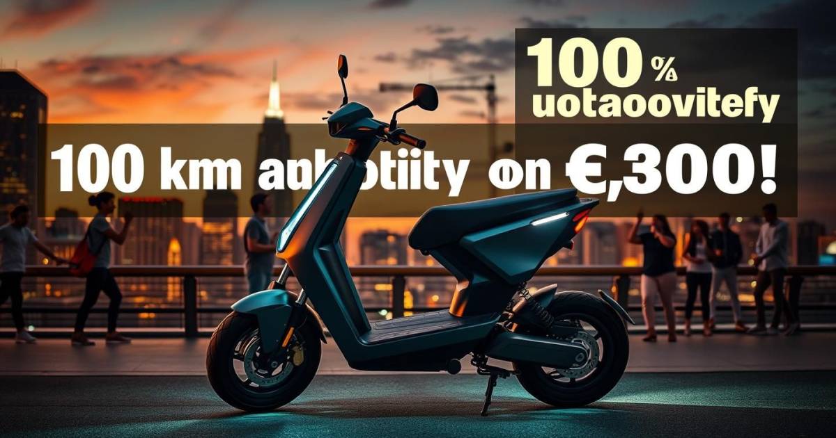ALERTE ! Cette nouvelle trottinette révolutionnaire promet 100 km d'autonomie pour moins de 300€ (Et ce n'est pas une blague)