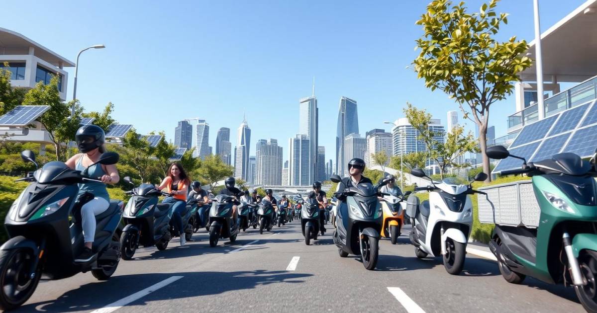 La révolution des trottinettes à hydrogène : Un nouveau pas vers la mobilité durable en 2025