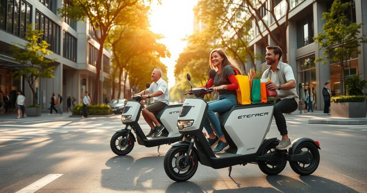 Trottinettes cargo électriques : La nouvelle révolution urbaine pour transporter vos courses et enfants