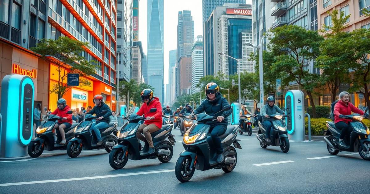 Trottinettes à hydrogène : La révolution de la mobilité urbaine arrive en 2026